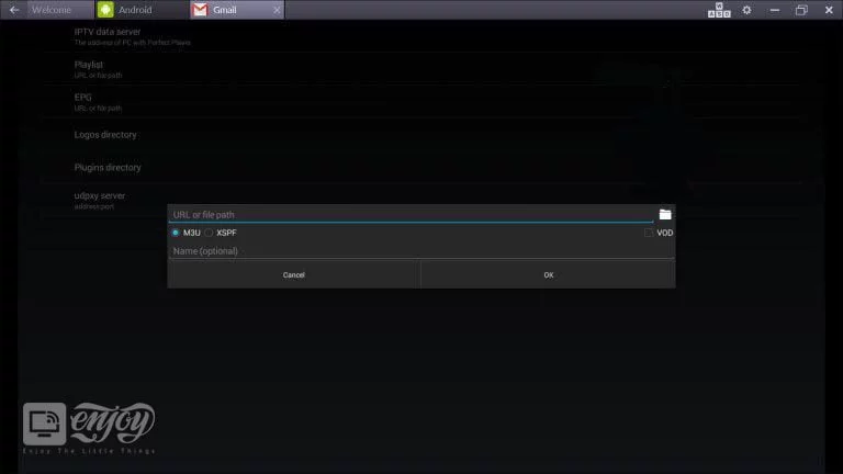 setup IPTV on Perfect player Android